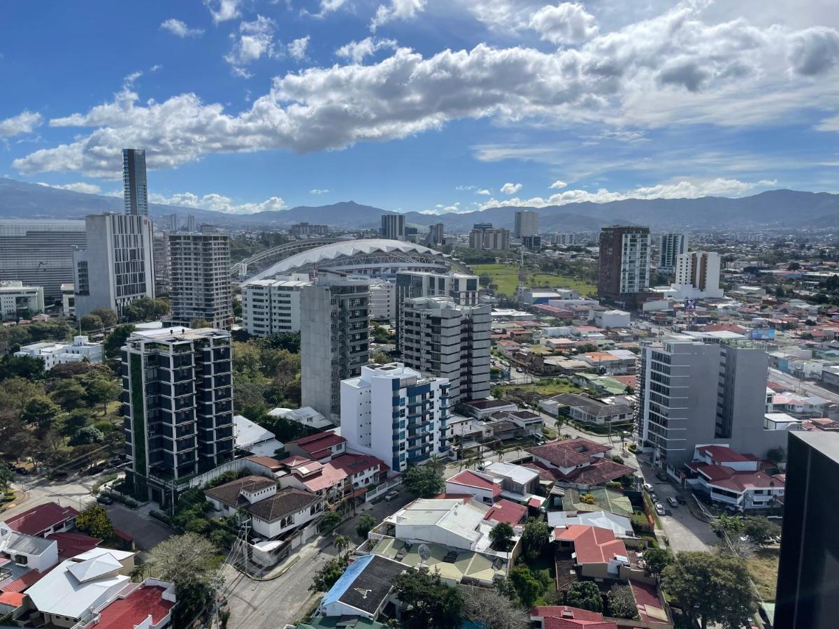 Cozy Apartment With Terrace, Sj Cosmopolitan Tower #402 San José Exteriér fotografie